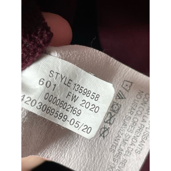 Under Armour Hoodie Mens Small Burgundy Logo Sweatshirt - Picture 5 of 5